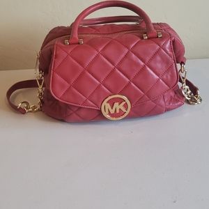 Red Michael Kors bag